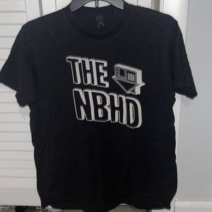 The Neighborhood band T-shirt size medium in Black and Grey.